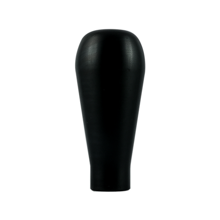 Long black aluminum knob