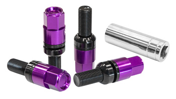 Racing bolts MTuning 2in1 14x1,5 Purple