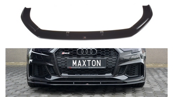 Splitter Audi RS3 8V Facelift Sportback przód v.1 Gloss Black