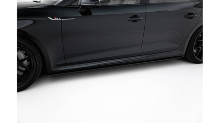 Side Skirts Audi RS5 F5 Street Pro Black-Red