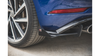 Splitter Volkswagen Golf 7 Facelift R Tył Boczne Racing Durability Red + Gloss Flaps