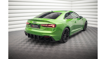 Splitter Audi RS5 F5 Facelift Tył Boczne Street Pro Black