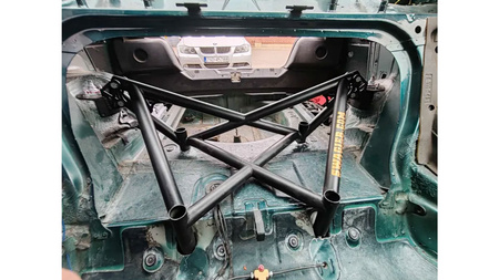 Rear strut rear BMW E36 KJS DRIFT 1/4 MILI 6-point drift kjs X-BRACE 