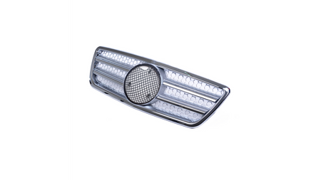 Grill Mercedes-Benz E W210 S210 Facelift Chrome & Silver