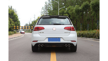 Bumper Volkswagen Golf 7 Rear with Diffuser