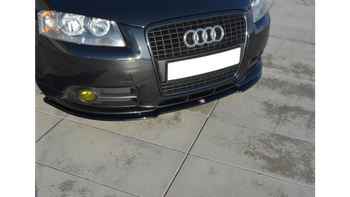 Splitter Audi A3 8P S-Line Front Gloss Black