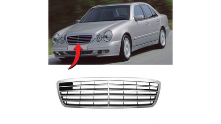Grill Mercedes-Benz E W210 S210 Chrome