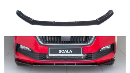 Splitter Skoda Scala Front v.1 Gloss Black