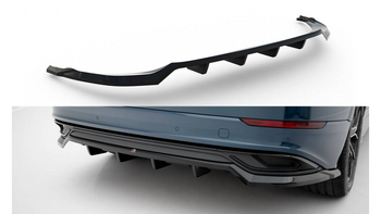 Splitter Audi Q8 Mk1 Tył Środkowy z Dyfuzorem