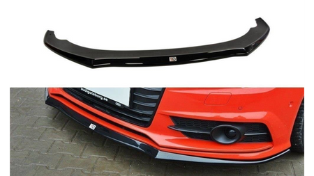 Splitter Audi A7 C7 Facelift S-Line Front Gloss Black