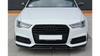 Splitter Audi A6 C7 S-Line Front v.1 Gloss Black