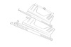 Bucket seat mount BMW E36 Driver