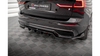 Splitter Volvo XC60 R-Design II Facelift Rear Central with Diffuser Gloss Black