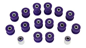 Set of rear suspension bushings - MERCEDES-BENZ 190 W201 - 16PCs.