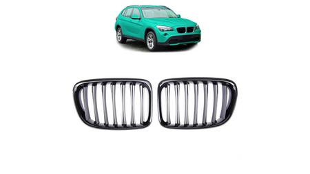 Grill BMW X1 E84 Single Line Gloss Black