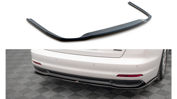 Splitter Audi A6 C8 Rear Central Gloss Black