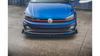 Splitter Volkswagen Polo VI GTI przód Racing Durability + Flaps Black-Red
