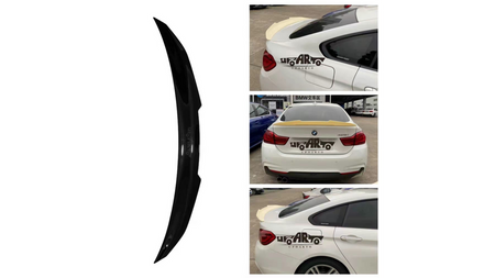 Spoiler BMW 4 F36 Lip Gloss Black