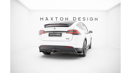Splitter Tesla Model X Mk1 Facelift Tył Środkowy z Dyfuzorem v.2