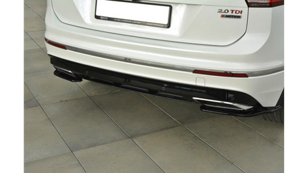 Splitter Volkswagen Tiguan II R-Line Rear Side Gloss Black