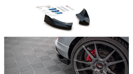 Splitter Ford Fiesta VIII ST Rear Side v.1 Gloss Black