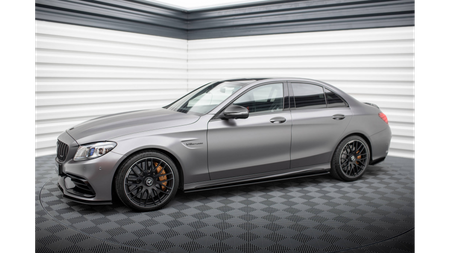 Dokładki Progów Street Pro Mercedes-AMG C63 Sedan / Estate W205 Facelift Black