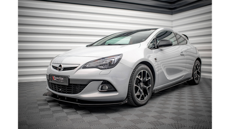 Splitter Opel Astra GTC OPC-Line J Front Pro v.1 + flaps Black