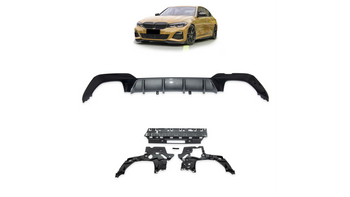 Dyfuzor BMW 3 G20 G21 Tył Carbon Look