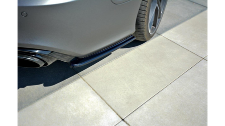 Splitter Audi RS7 Facelift Tył Boczne v.1 Gloss Black