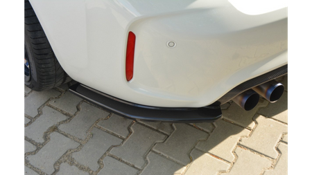 Splitter BMW 2 F87 M-Pack Tył Boczne Gloss Black