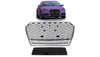 Grill Audi A6 C7 Facelift Silver & Gloss Black