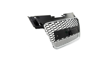 Grill Audi TT 8J Silver Matt & Gloss Black