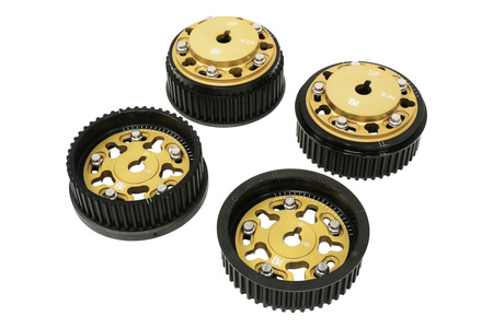 Brian Crower Adjustable Cam Gears - Gold (Subaru Ej205 - Wrx / Ej257 - Sti) - Set/4 BC8860