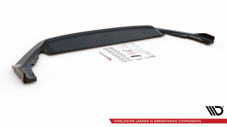 Splitter Skoda Octavia IV RS Front v.2 + flaps Gloss Black