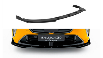 Splitter BMW 1 F70 M-Pack Front Street Pro Black-Red + Gloss Flaps