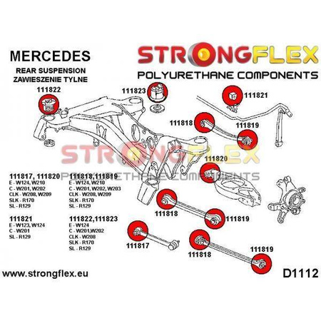 Full suspension bush kit SPORT