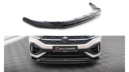 Splitter Volkswagen T-Roc Facelift R R-Line Front v.1 Gloss Black