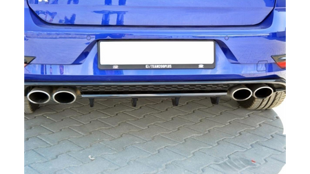 Splitter Volkswagen Golf 7 Facelift R Rear Central Gloss Black