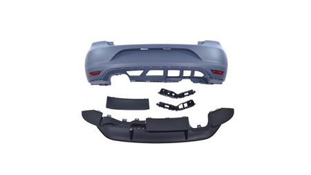 Bumper Volkswagen POLO V Rear with Diffuser