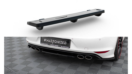 Splitter Volkswagen Golf 7 R Tył Środkowy z Dyfuzorem Gloss Black