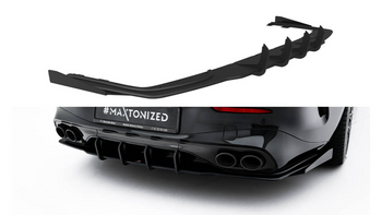 Dyfuzor Mercedes-Benz AMG CLE 53 C236 Tył Street Pro Black-Red + Gloss Flaps