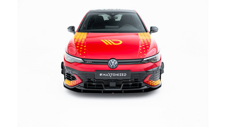 Splitter Volkswagen Golf GTI Clubsport Mk8 Facelift Front Street Pro Black