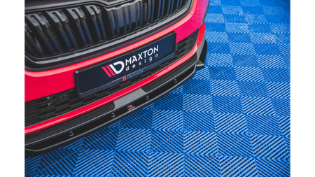 Splitter Skoda Kamiq przód v.1 Gloss Black