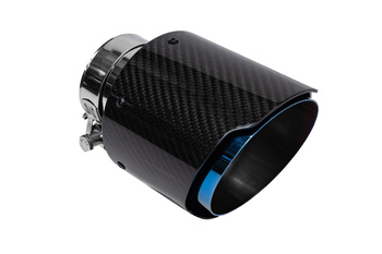 Exhaust Tip 114mm enter 70mm Carbon Gloss