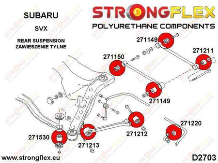 Rear anti roll bar bush 17mm SPORT