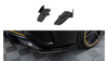 Splitter Mercedes-Benz CLA 45 C117 Facelift Rear Side Street Pro Black + Gloss Flaps