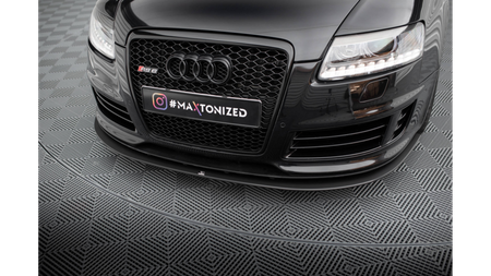 Splitter Audi RS6 C6 Front Pro Black