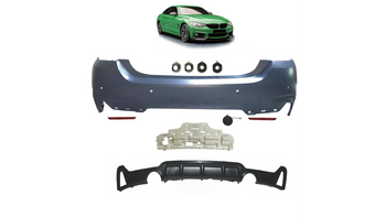 Zderzak BMW 4 F32 F33 F36 Tył z dyfuzorem