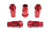 Wheel lug nuts JBR 50mm M12 x1,25 Red