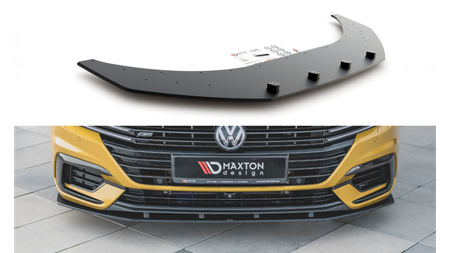 Splitter Volkswagen Arteon R-Line Front Racing Durability Black